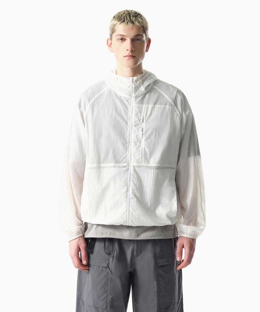 Musinsa Standard [City Leisure] Lightweight Packable Windbreaker Jacket 2 [White]