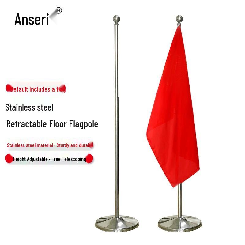 Ansaicui Stainless Steel Retractable Flag Pole