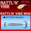 YO-ZURI Bass Lure Ratlin Vibe Mini Sinking 40mm Color: Hot