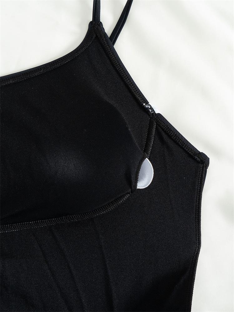 Maillot de bain une pièce sexy pour femmes Maillots de bain pour femmes 2025 Patchwork Monokini Body Push Up Maillot de bain Bandage Maillot de bain Été