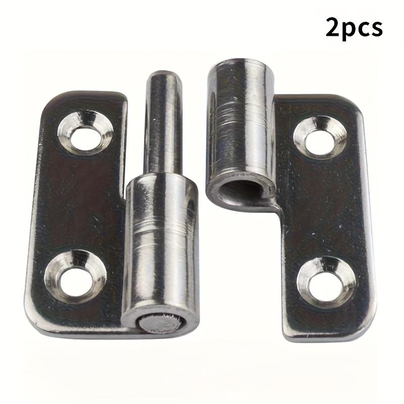 2pcs/4pcs Detachable Stainless Steel Hinges, Left‑Hand Pull Slide Joint Design Hardware