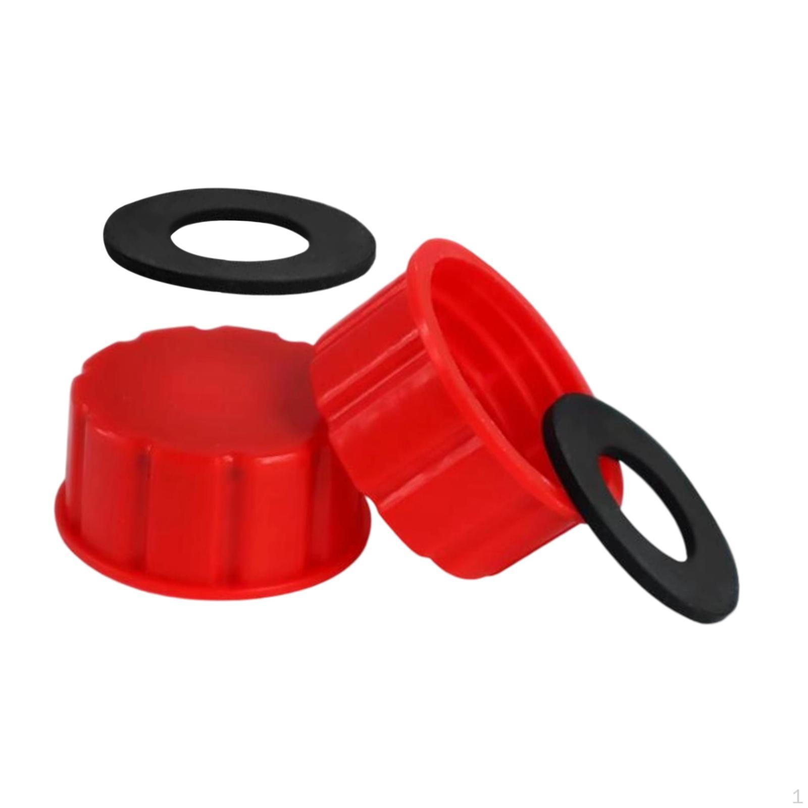 

2x 5-галонні каністри для бензину, кришки з великою різьбою, гараж із прокладками, заміна для каністр для води