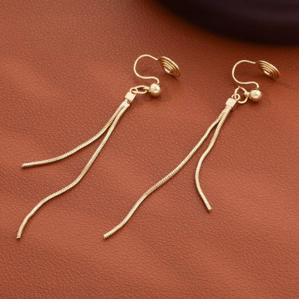 Pearl Mosquito Coil Disc Ear Clips: No-Pierce, Elegant French-Style Earrings for Women