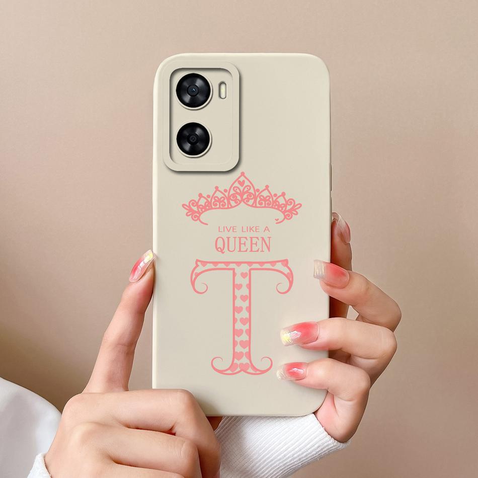 Letter Case For OnePlus Nord N20 SE N300 Simple Liquid Silicone Camera Protection Back Cover For 1+ Nord N20SE N 300 Funda Coque