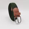 Men and Women Pin Buckle Canvas Belts, Thin Elastic Elastic Belts, Young Students Knitted Canvas Belts