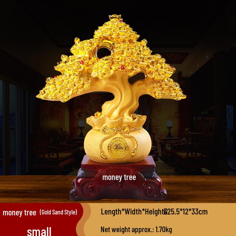 Citrine Money Tree Ornament - Home Decoration for Living Room, Housewarming, New Year, or New Home Opening Gift