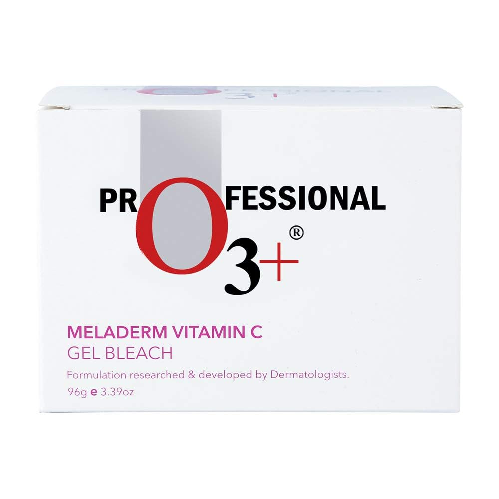 

O3+ Meladerm Vitamin C Gel Bleach 96g Pack for Skin Brightening Dull Skin Tan Removal Face