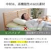IKEHIKO Yumemi Pillow, a Soft, Memory Foam Pillow Made of Soft Urethane Chips and Cypress Pipes, Odor-resistant, Made In Japan, Approximately 43 X 63