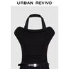 UR2026 Women's Summer Halter Neck Belted A-Line Dress