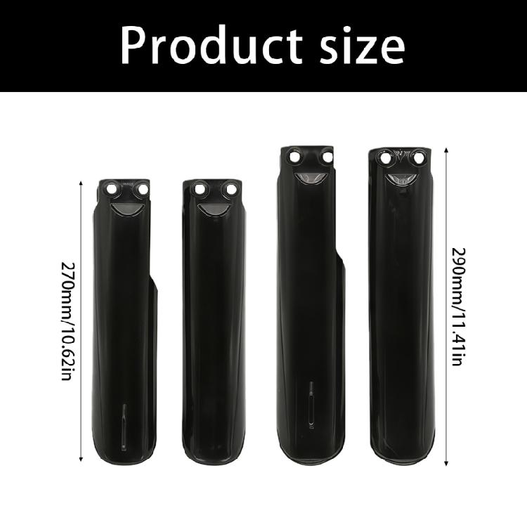 Motorcycle Fork Protectors Guards Pair In Plastic Material Offers Reliable Cover Against Debris On All Terrains for 125