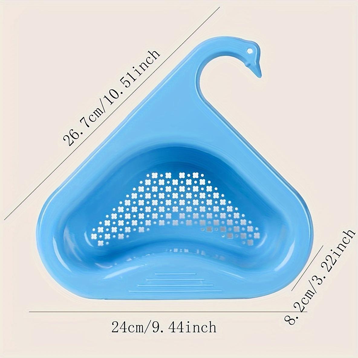 

Корзина для слива Swan, креативная многофункциональная, непробиваемая, для мойки фруктов и овощей, фильтр-корзина, рамка для фильтра синий