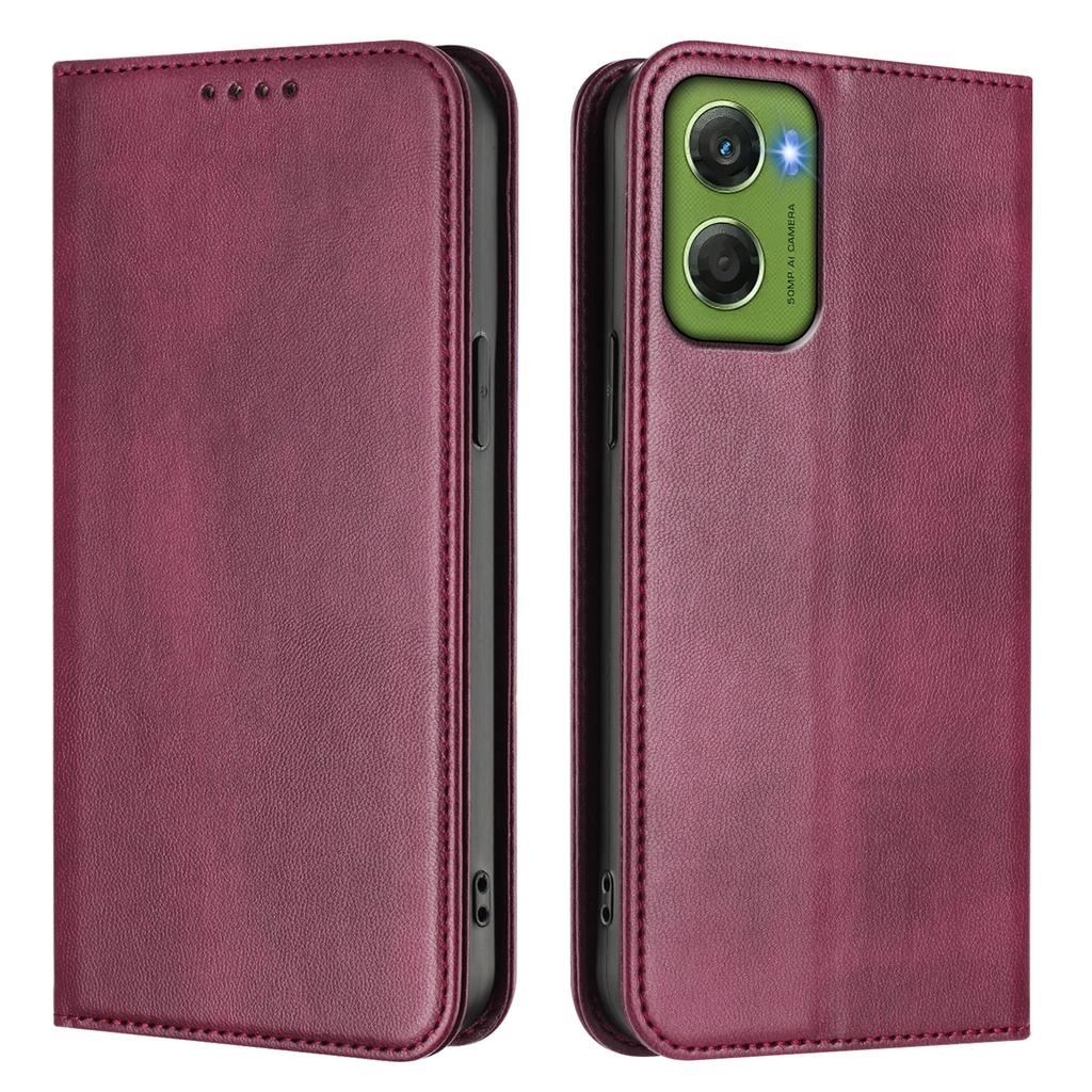 For Motorola Moto G06 4G Wallet Cases Retro Texture RFID Blocking Leather Phone Cover
