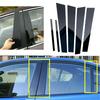 Glossy Black Window Pillar Post Trim Covers Fit For Dodge Charger 2011-2023 Exterior Car Door Column Sticker Styling Accessories