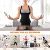 Damen Sport Schweißfördernde Taillenformer Weste - Bauchkontrolle & Push-Up Fitnessbekleidung