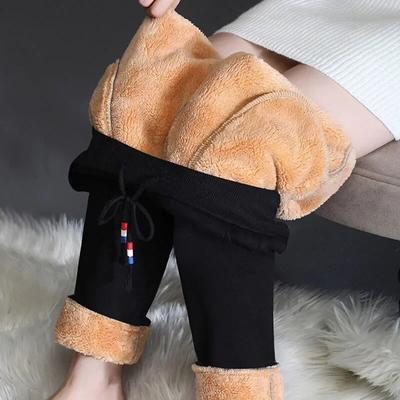 Winter Casual Samt Verdickt Warme Lange Hosen Für Frauen Mode Sportliche Harem Hosen Streerwear High-taille Hosen 29637