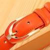 [Source] Women'S Leather Pin Buckle Belt, Women'S 3.0 Thin Belt Candy Color