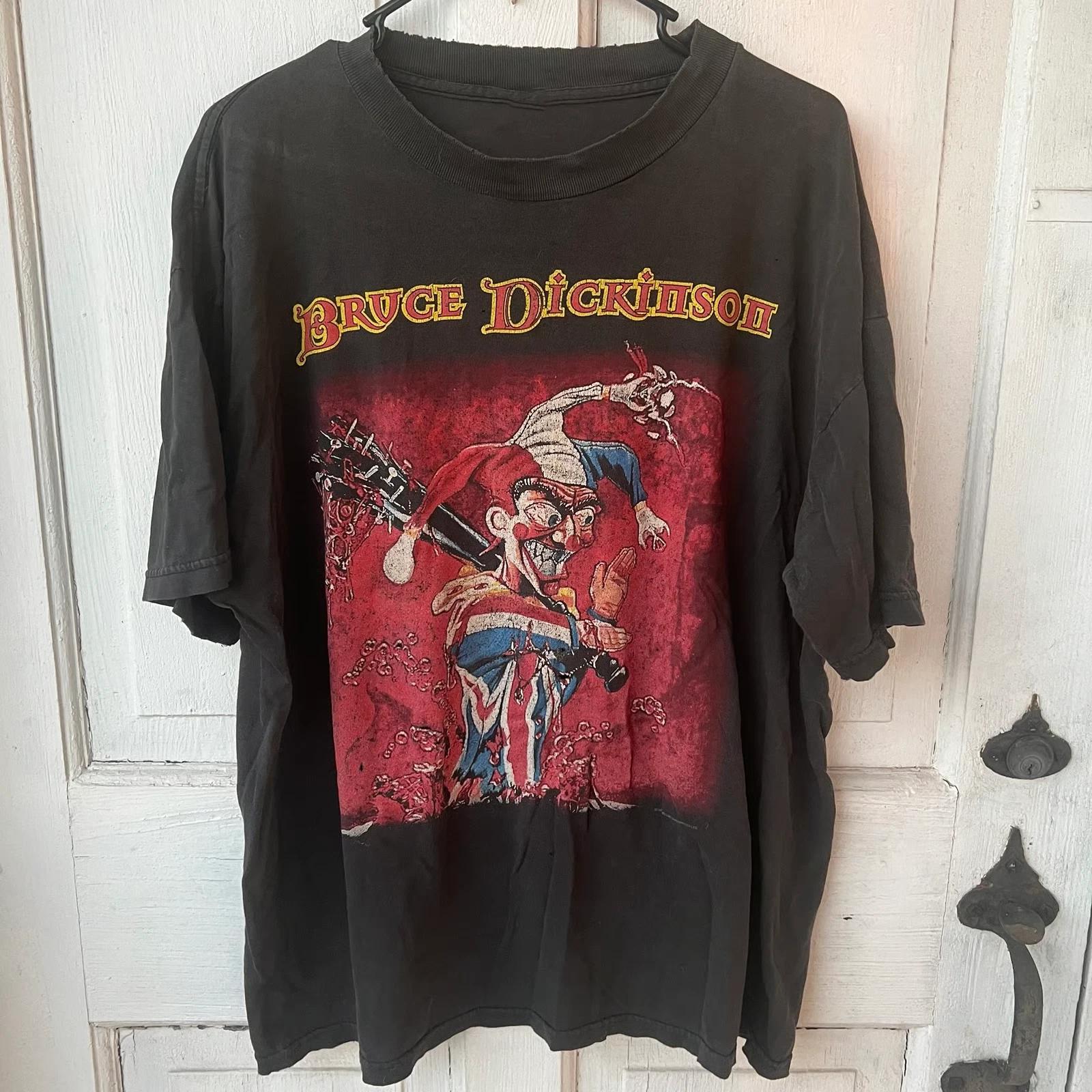 Vintage 1997 Tour Bruce Dickinson T-shirt Classic S-5XL TU157 XL