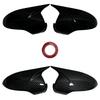 Für Mercedes Benz E-Klasse W211 2006-2008 Autoaufkleber Rückspiegel Seitenabdeckung Kappe Kotflügel Außentür Rückansicht Gehäuse Zierleiste ABS