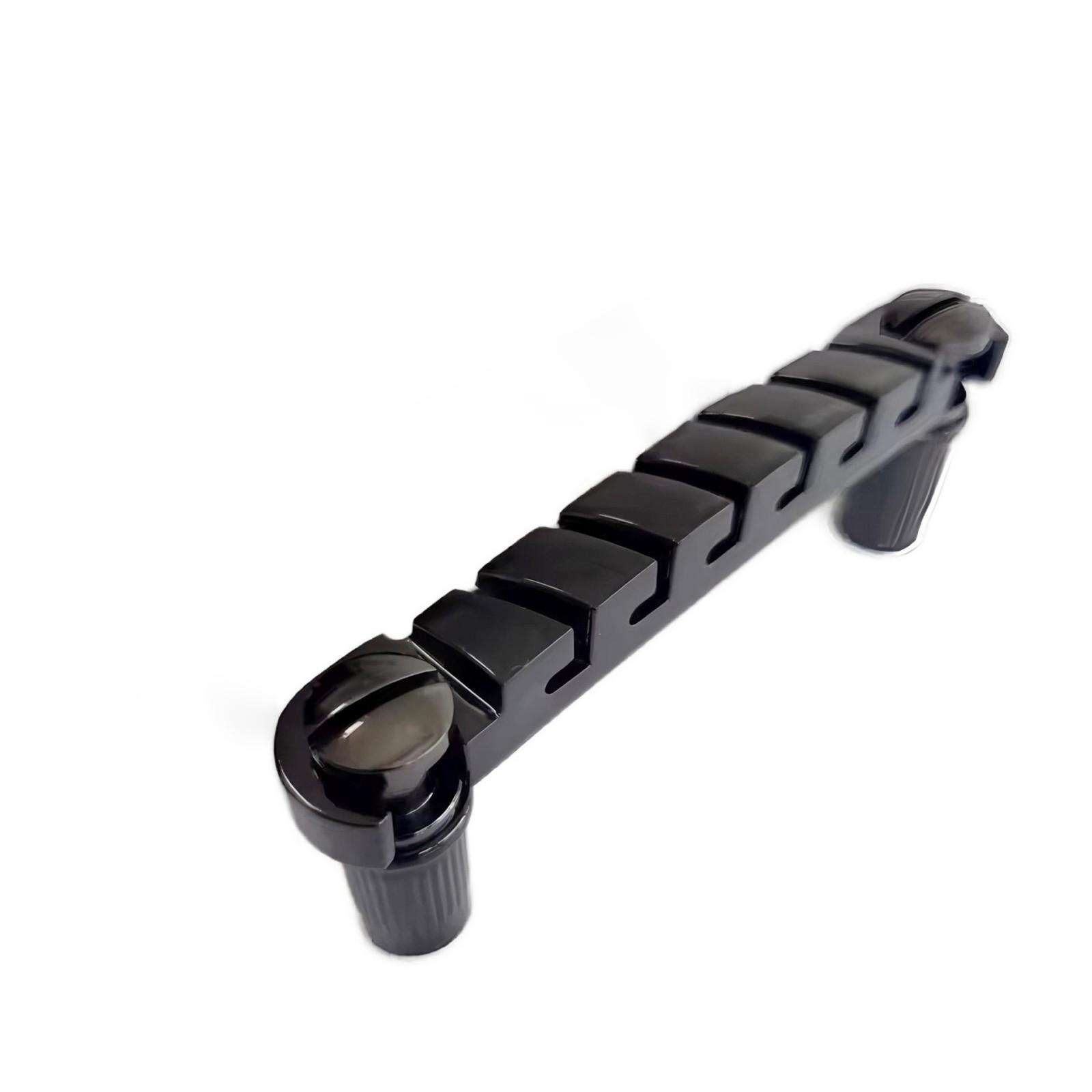 

6-струнный бридж для электрогитары, верхнее крепление струн, отдельные седла, бридж-струнодержатель для гитары, гитарные аксессуары чёрный