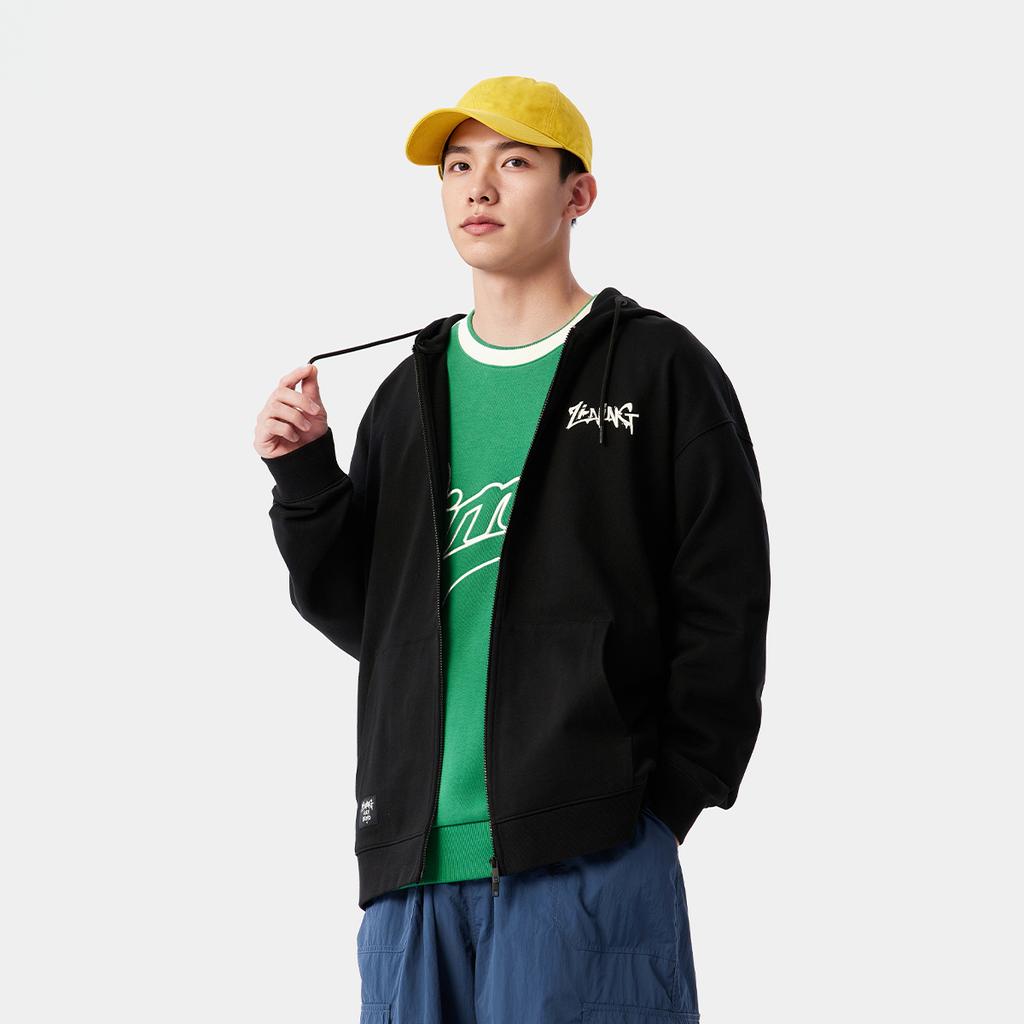 Li Ning Sports Life Collection Sweatshirt Unisex Black AWDV391-7
