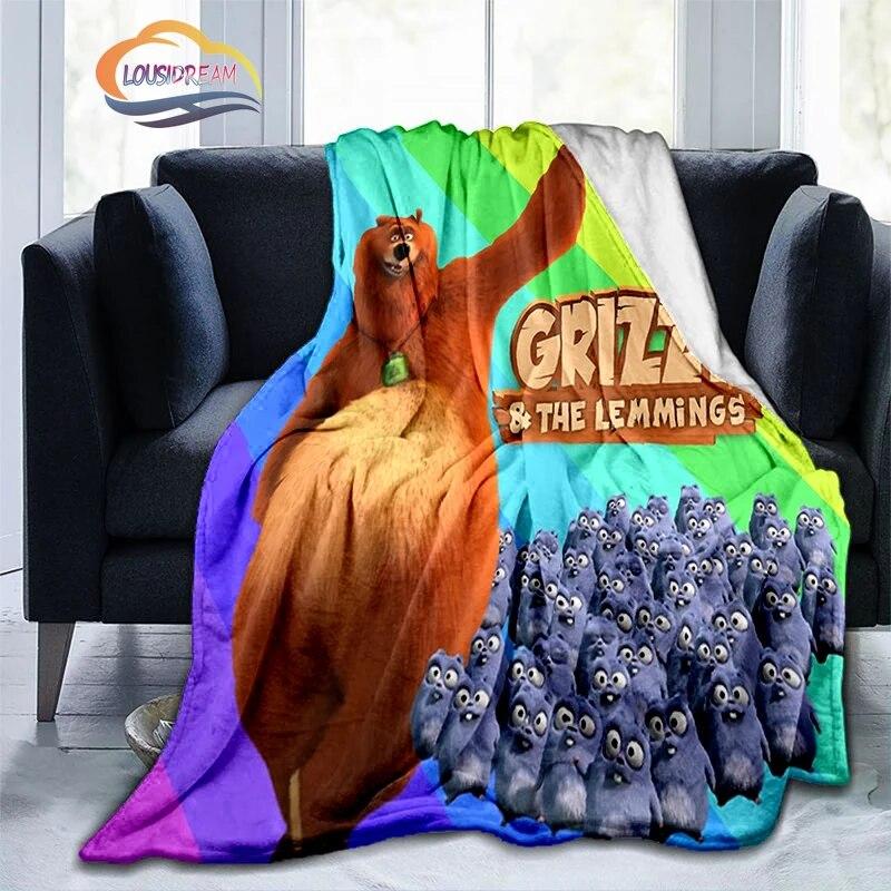 Grizzy and The Lemmings bērnu sega