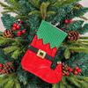 Festival Spotted Christmas Stockings Christmas Gathering Essential Stylish Hanging Stockings with Adjustable Belts