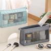 Travel Visual Wash Bag Women's Cosmetic Bag Breathable Storage Bag Portable Lipstick Mobile Phone Bag Outdoor Handheld Large Capacity Cosmetics Bag