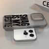 SWAG Black Font Phone Case For IPhone 17 16 15 14 Plus 13 12 11 Pro MAX 17 Air Screen Protector Casing Shockproof Phone Cover
