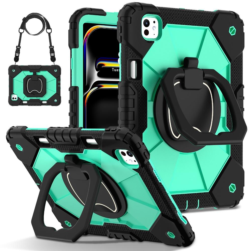 Stoßfeste Tablet-Hülle für IPad Air5 Air11 10. Gen. A16 A19 Pro11 13 IPad 10.2 9. 8. 6. 5. 9.7 Mini 7 6 Drehbarer Ständer Case Funda