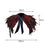 Artificial Feather Cape, Scarf, Halloween Shrug, Multi-layer Accessories, Women, Comfortable