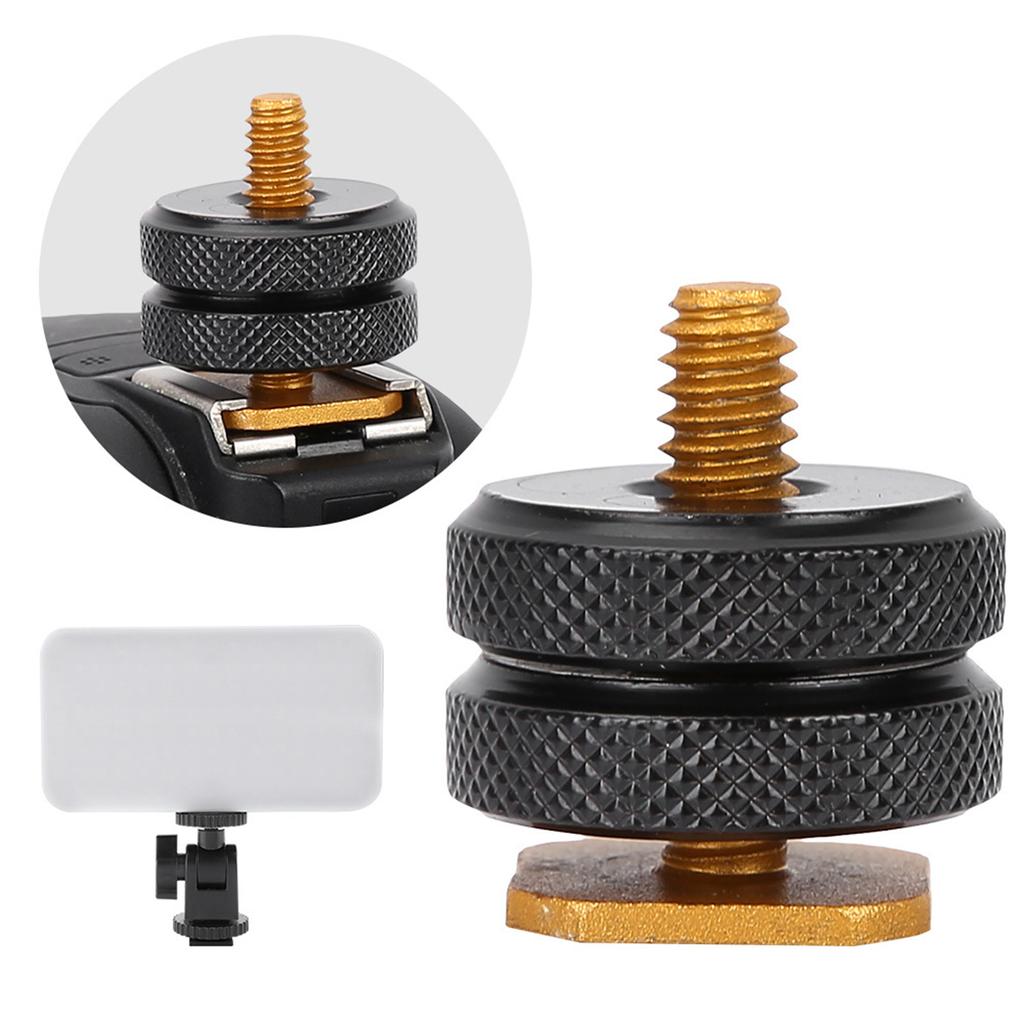 Hot Shoe 1Pc 1 4  Tripod Screw to Flash Hot Shoe Adapter Holder Mount Accessory