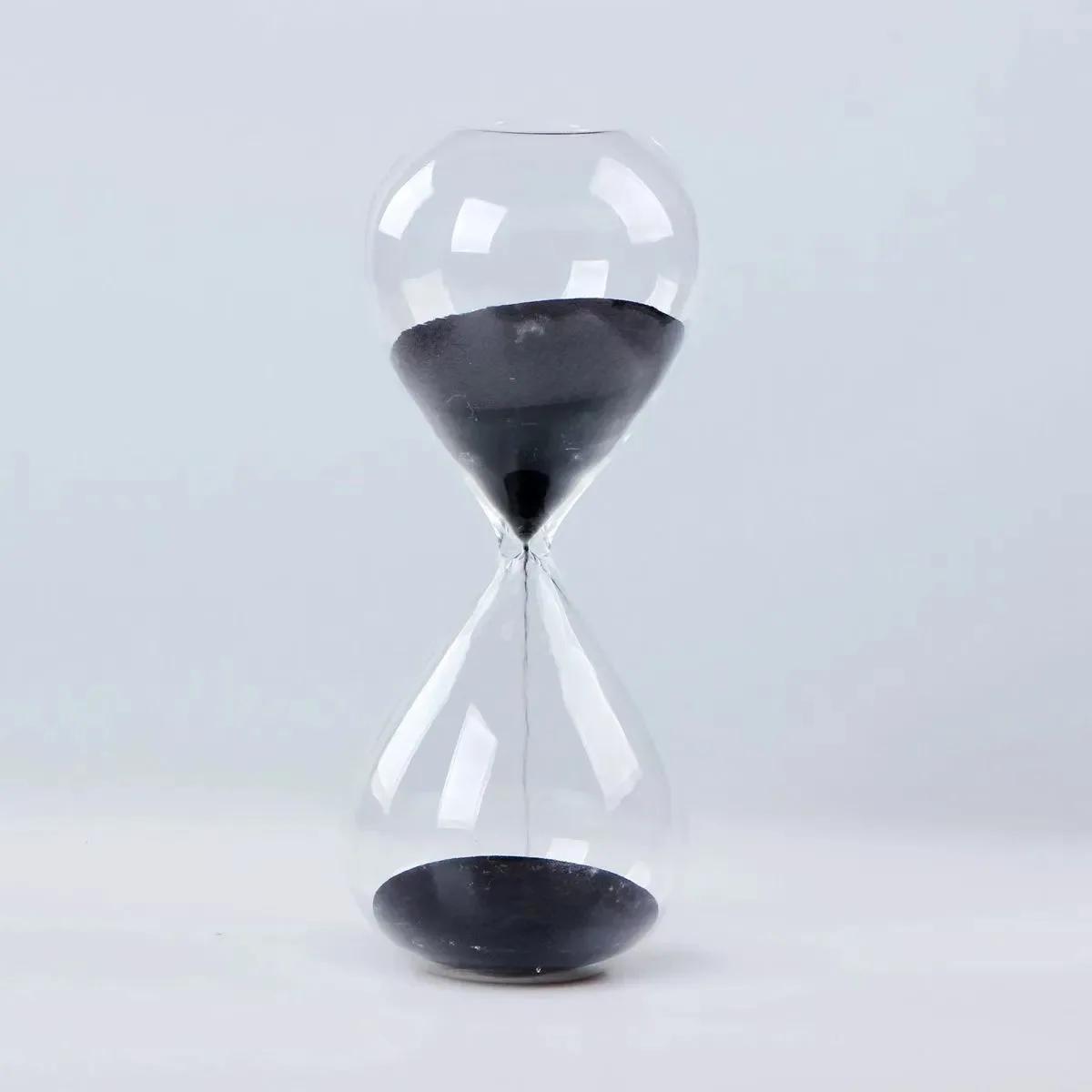 

Modern simple stone to run hourglass timer porch ornament creative home decoration 11 8.5 20cm