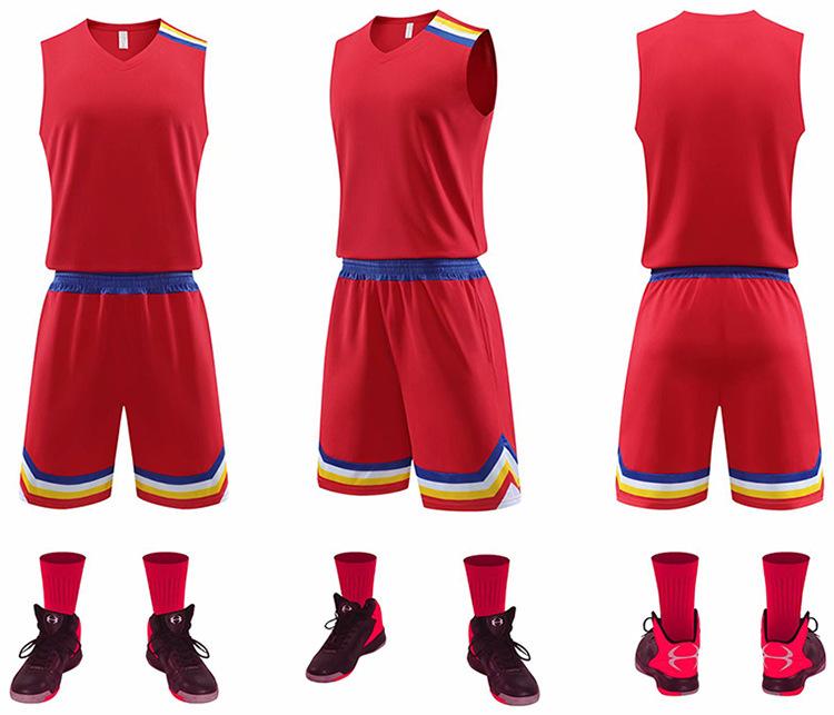 New Basketball Jersey Set Children'S Men'S And Women'S College Students' Game Jersey Printing Training Jersey Vest Sports Jersey
