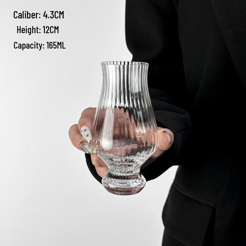 INF01 Fluted Crystal Stemmed Dessert and Cocktail Glass