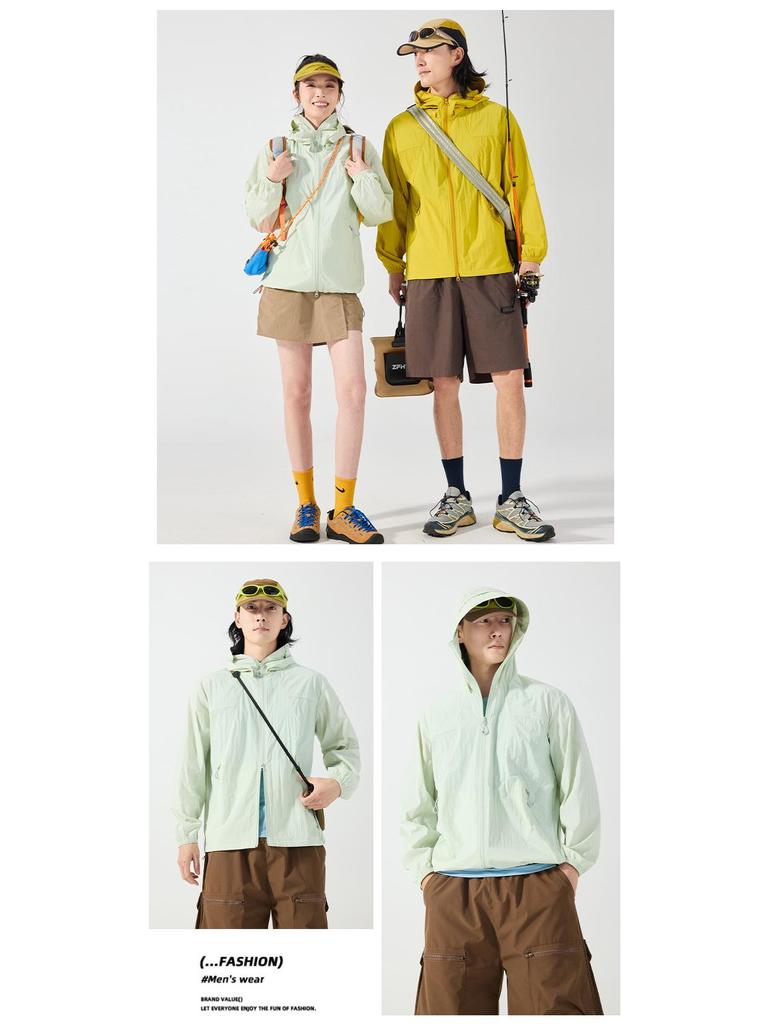 2026 Summer Ice Silk UPF50+ Sun Protection Jacket - Lightweight, Breathable Outdoor Sunscreen