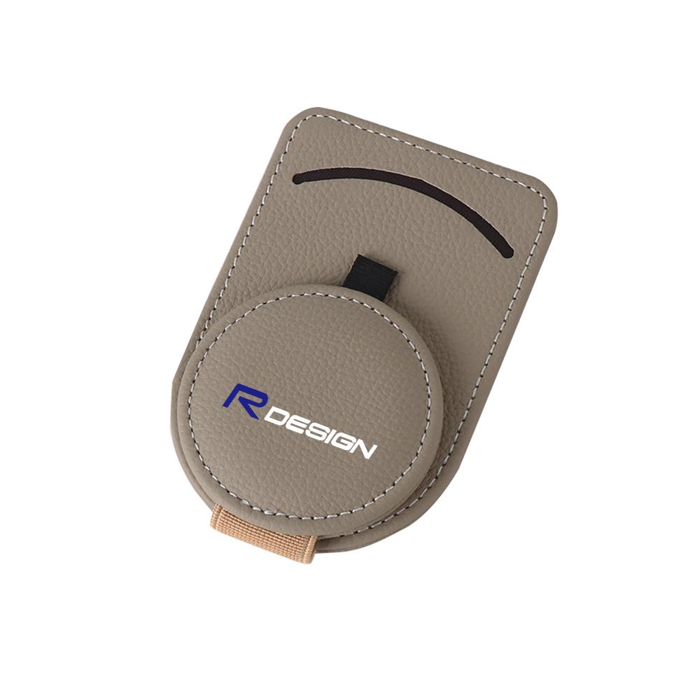 

Car Sunglasses Holder Sun Visor Glasses Clip PU Leather Eyeglasses Clip Car Accessories For Volvo XC90 V90 D5 D2 S80 S70 T5 V50
