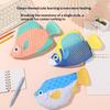 Creative Quirky Sea Fish Pencil Case Large-Capacity Fun Cartoon Organizer Bag Multi-Functional Storage Bag Stationery Case Gift