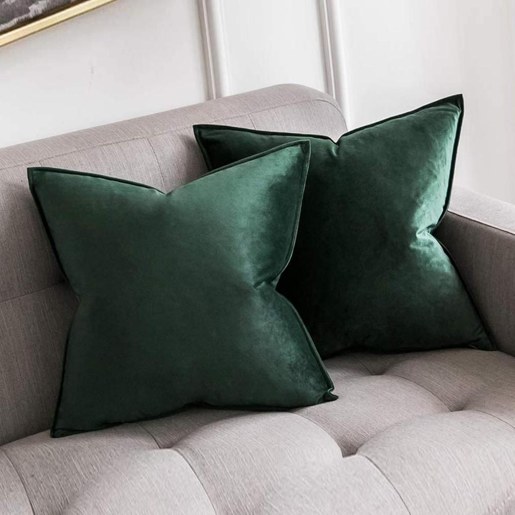 Nordisch Minimalistisch Samt Flansch Sofakissenbezug