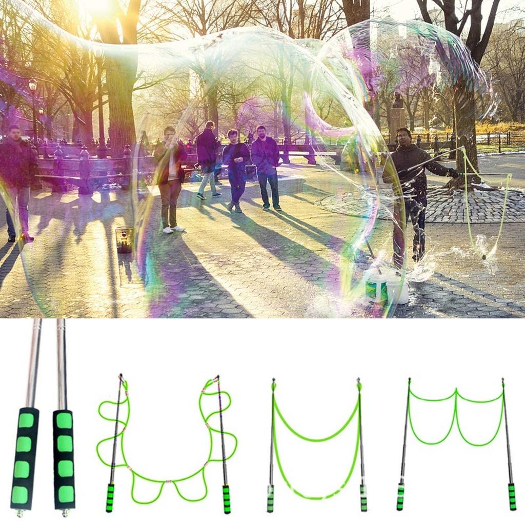 Multiple Combinations Bubble Rope Props - Scalable Bubble Stick Bubble Circle Performance Props Outdoor Party Toy For All