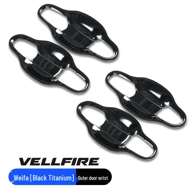 

Toyota 30 Series Alphard/Vellfire Exterior Door Handle Frame Modification Sticker.