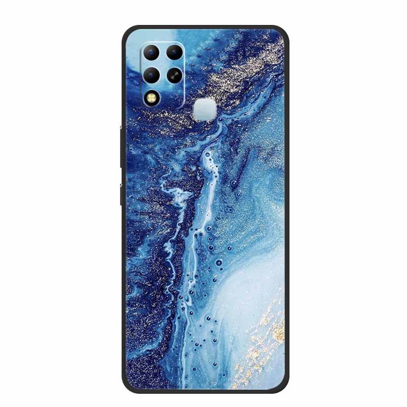 For Infinix Hot 11 G37 4G Case Marble Soft TPU Silicone Back Cover for Infinix Hot11 G37 X689F G 37 Protective Fundas Paras Etui