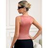 YYFS Women's Fashion Casual Spring Summer Sleeveless O-Neck Blouses & Shirts