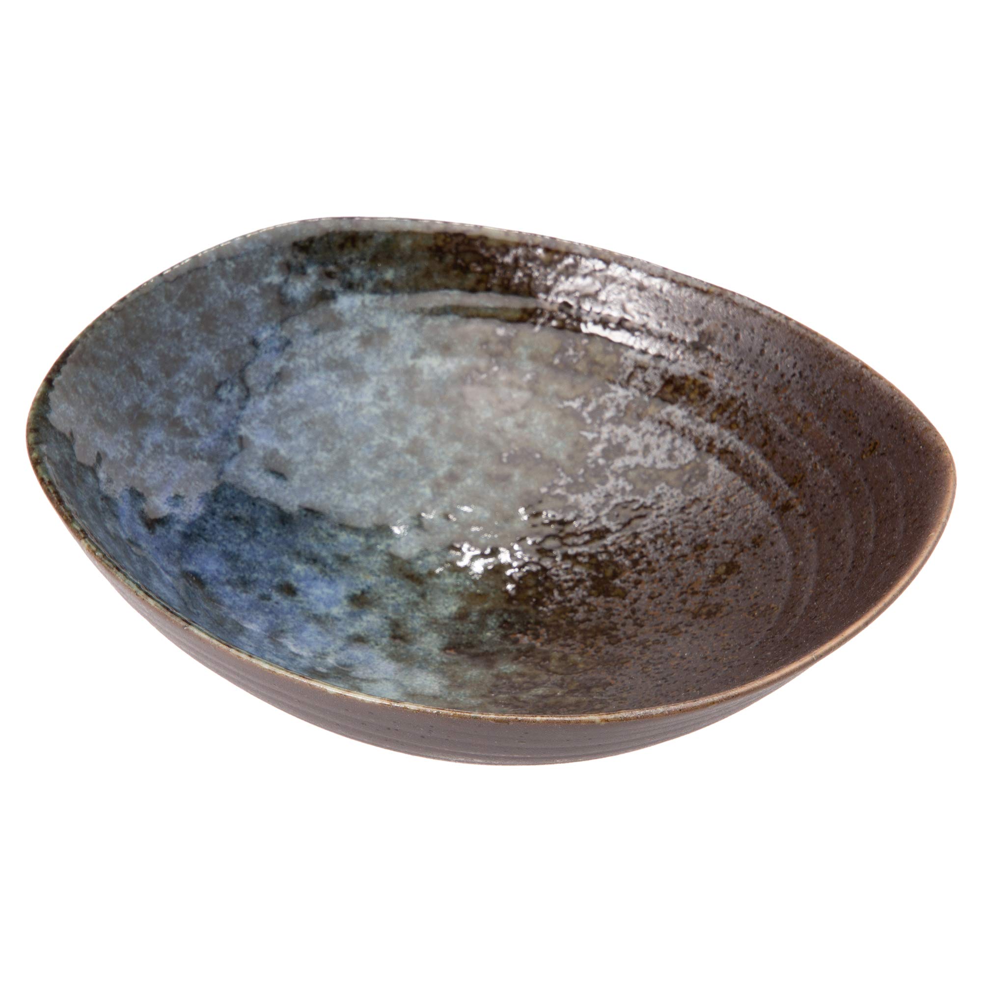 

Mino ware moon light oval tray K80128