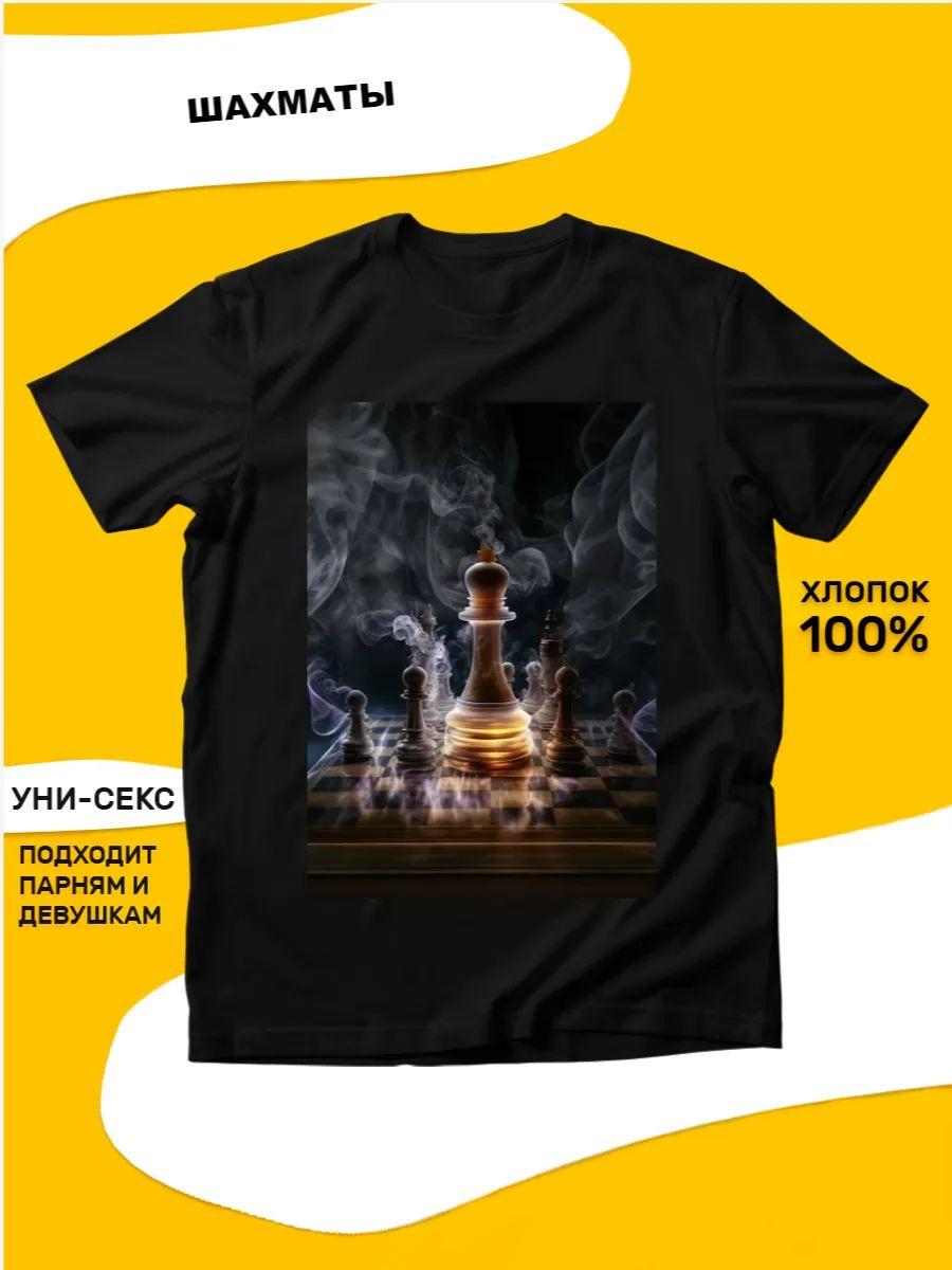 

Чорна футболка Шахи S