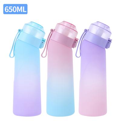 650ML Sports Drink Bottle Drink More Water Flavored Gym Fitness Bottle Reusable Cup Cold Water Bottle for Camping Hiking Fishing