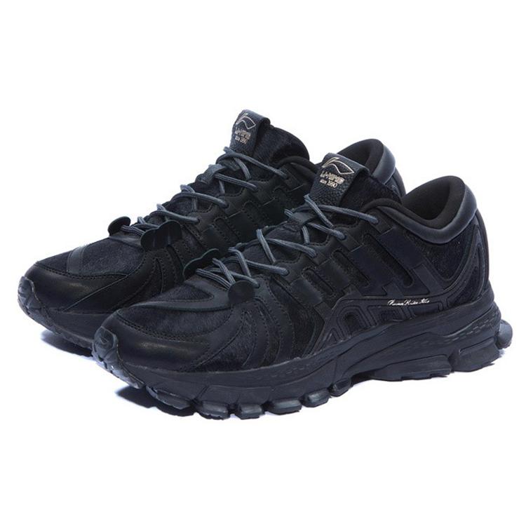 Li Ning Furious Rider ACE 1.5 Cushioning Slip Resistant Abrasion Resistant Low top Casual Shoes Men's Black ARYR009-6