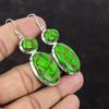 Copper Green Turquoise Earring Handmade Birthstone Jewelry 925 Sterling Silver Earrings Gemstone Earring Gift For Girl Latest Design Jewelry