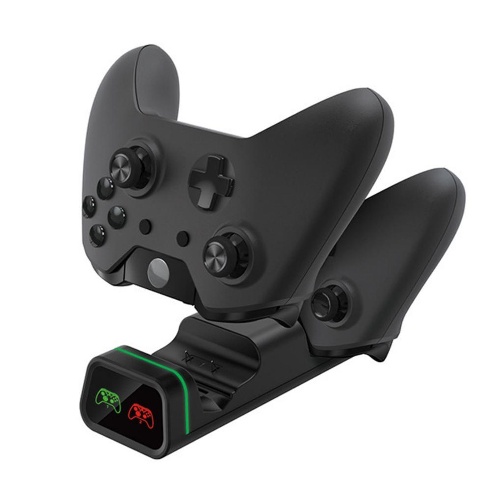 Rechargeable Power Supply Adapter Dock Base for X1 Controllers Charging Dock Station Includes 2 Battery Packs