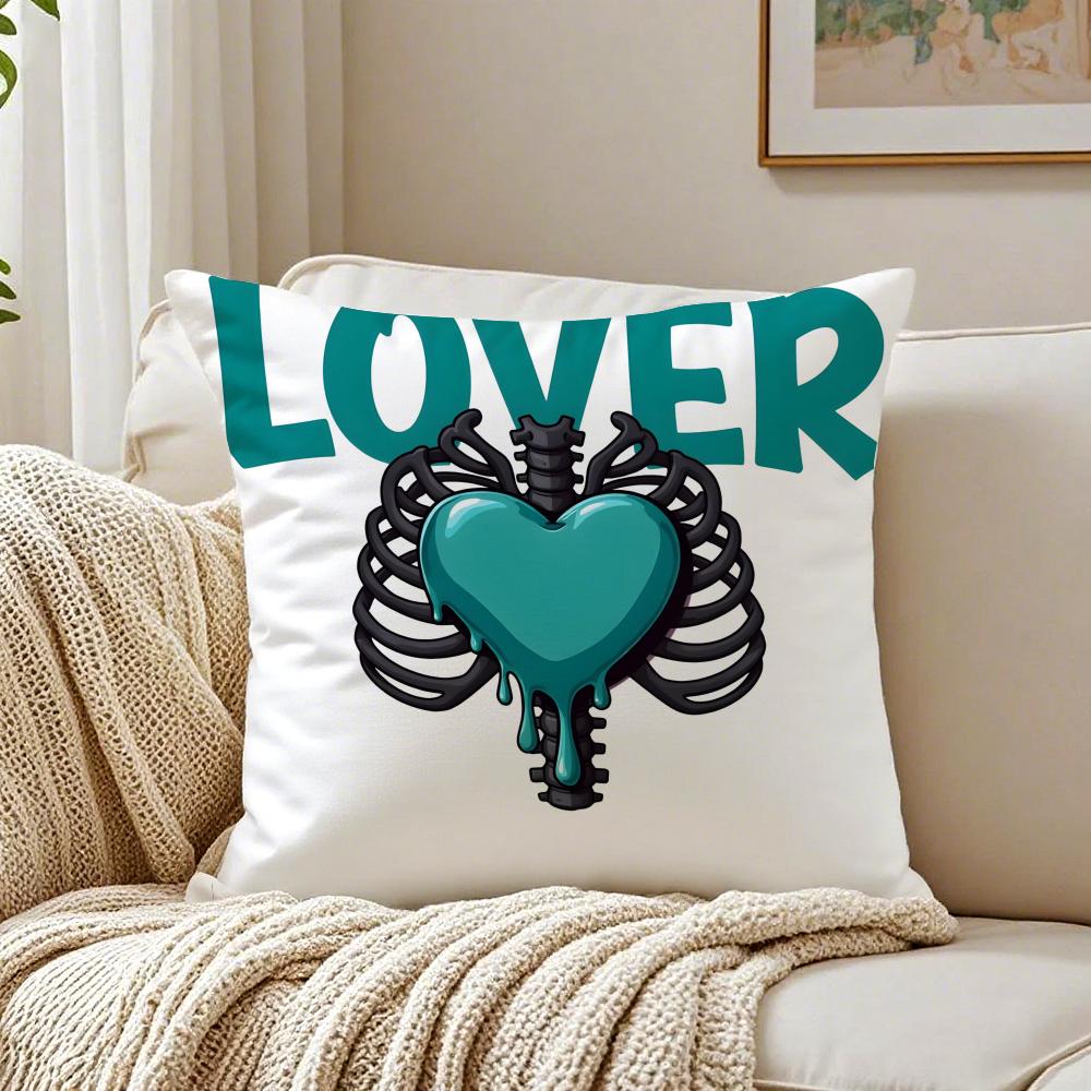 

Retro American Style Letter Printing Cushion Cover Pillowcase Antidustmite living Room Sofa Decor Cushion Room 30X30cm