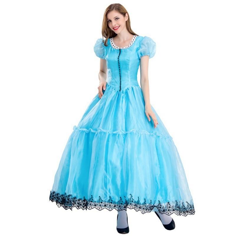 Enchanting Adult Alice In Wonderland Princess Dress Stunning Stage Performance Costume